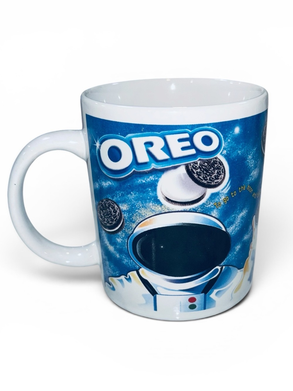 Oreo Cookie Coffee Mug Cup with Astronaut in Space Kraft Foods Item #31149